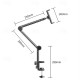 Metal Cantilever Mobile Phone Stand Telescopic Folding Desktop Live Overhead Shooting Stand Bed And Bed Catch-up Drama Metal Cantilever Mobile Phone Stand Telescopic Folding Desktop Live Overhead Shooting Stand Bed And Bed Catch-up Drama