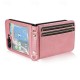Phone Case For Samsung Galaxy Z Flip 5 Flip Cover with Lanyard Card Slot Shockproof Retro PC PU Leather