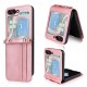 Phone Case For Samsung Galaxy Z Flip 5 Flip Cover with Lanyard Card Slot Shockproof Retro PC PU Leather