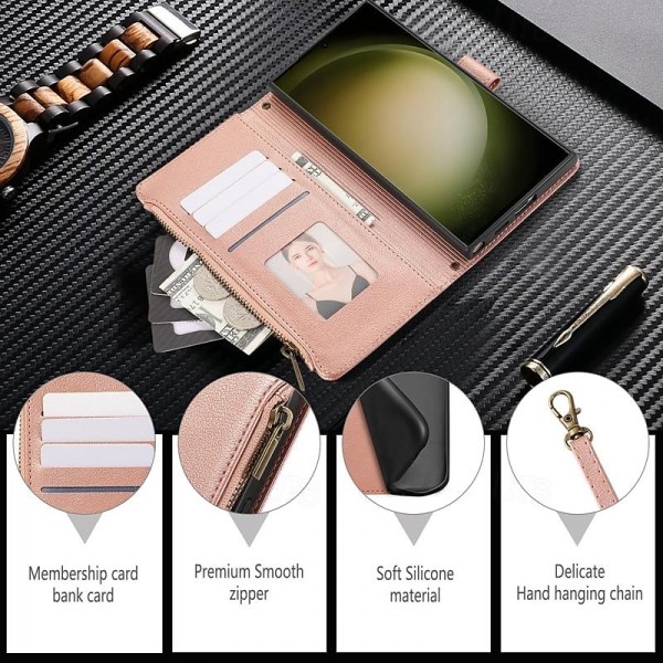 Phone Case For Samsung Galaxy S24 S23 S22 S21 Ultra Plus A55 A35 A25 A15 5G A54 A34 A14 S20 Plus S20 Ultra S20 A53 A33 A23 A13 S20 FE Wallet Case with Stand Holder Magnetic Zipper Retro TPU PU Leather Phone Case For Samsung Galaxy S24 S23 S22 S21 Ultra Plus A55 A35 A25 A15 5G A54 A34 A14 S20 Plus S20 Ultra S20 A53 A33 A23 A13 S20 FE Wallet Case with Stand Holder Magnetic Zipper Retro TPU PU Leather
