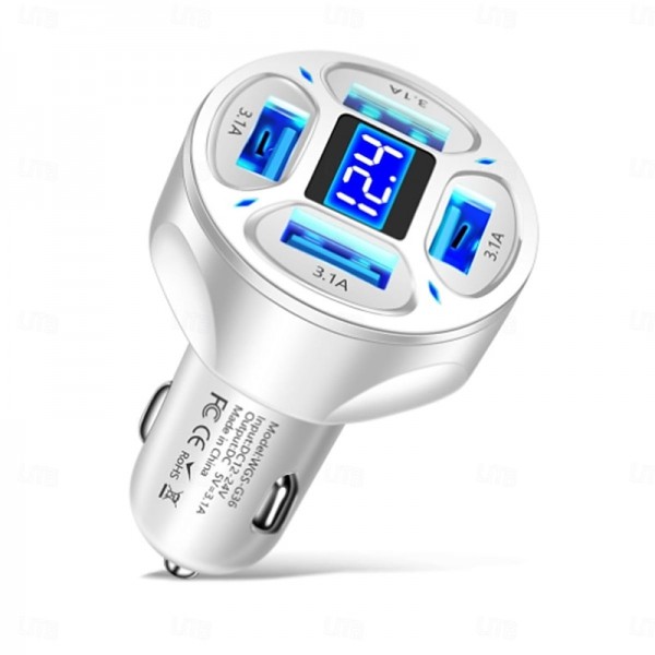 Charging Station 66 W Output Power 4 Port Multi USB Charger Station CE Certified Universal 4 in 1 LED Screen For Apple Watch Universal Cellphone Charging Station 66 W Output Power 4 Port Multi USB Charger Station CE Certified Universal 4 in 1 LED Screen For Apple Watch Universal Cellphone