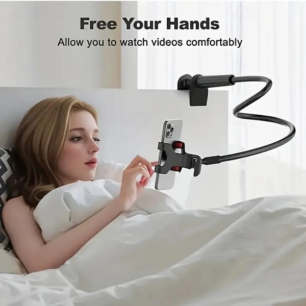 Mobile Phone Lazy Stand Bedside TV Live Tablet Computer Double Chuck Spiral Base Desktop Phone Stand Mobile Phone Lazy Stand Bedside TV Live Tablet Computer Double Chuck Spiral Base Desktop Phone Stand