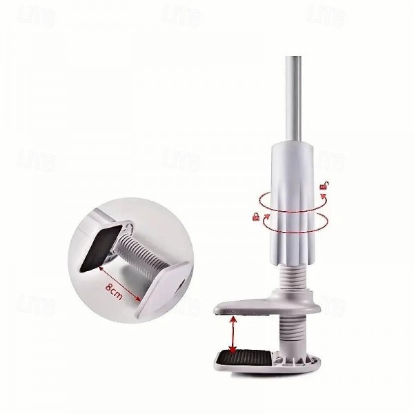 Mobile Phone Lazy Stand Bedside TV Live Tablet Computer Double Chuck Spiral Base Desktop Phone Stand Mobile Phone Lazy Stand Bedside TV Live Tablet Computer Double Chuck Spiral Base Desktop Phone Stand