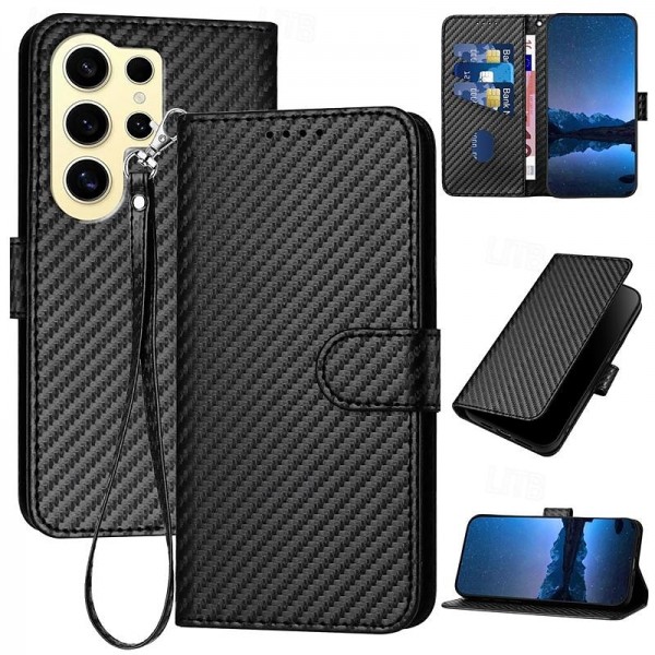 Phone Case For Samsung Galaxy S24 Ultra Plus S23 S22 S21 S20 Ultra Plus FE A55 A35 A25 A15 5G A54 A34 A14 A73 A53 A33 A23 A13 A72 A52 A32 A22 A12 Back Cover with Stand Holder with Wrist Strap Card Phone Case For Samsung Galaxy S24 Ultra Plus S23 S22 S21 S20 Ultra Plus FE A55 A35 A25 A15 5G A54 A34 A14 A73 A53 A33 A23 A13 A72 A52 A32 A22 A12 Back Cover with Stand Holder with Wrist Strap Card