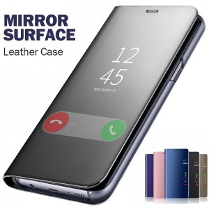 Phone Case For Samsung Galaxy S24 S23 S22 S21 S20 Ultra Plus FE S10 S9 A54 A73 A53 A23 A52 A32 5G with Stand Plating Mirror Smart Case Flip Full Body Solid Colored Phone Case For Samsung Galaxy S24 S23 S22 S21 S20 Ultra Plus FE S10 S9 A54 A73 A53 A23 A52 A32 5G with Stand Plating Mirror Smart Case Flip Full Body Solid Colored