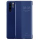 Phone Case For Huawei P20 P20 Pro P30 P30 Pro Full Body Case Leather Flip Flip with Windows Auto Sleep / Wake Up Solid Color Hard PU Leather