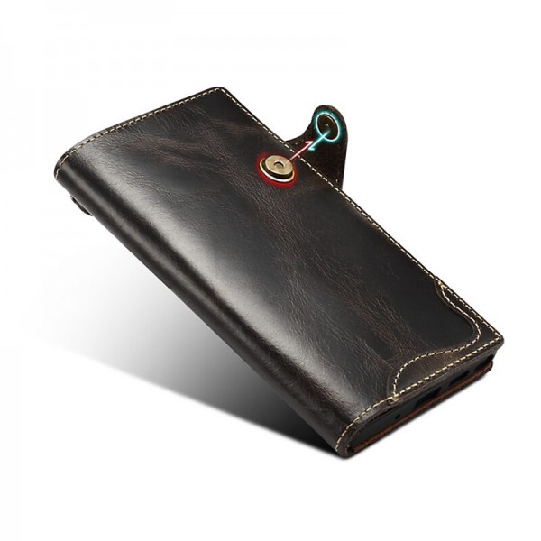 Phone Case For Samsung Galaxy S24 S23 S22 S21 S20 Plus Ultra Note 20 Ultra Full Body Case Leather Card Holder Solid Color Genuine Leather Phone Case For Samsung Galaxy S24 S23 S22 S21 S20 Plus Ultra Note 20 Ultra Full Body Case Leather Card Holder Solid Color Genuine Leather
