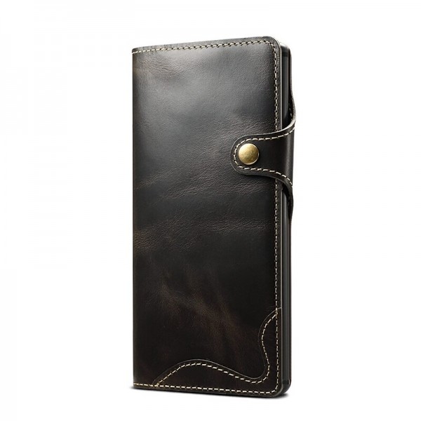 Phone Case For Samsung Galaxy S24 S23 S22 S21 S20 Plus Ultra Note 20 Ultra Full Body Case Leather Card Holder Solid Color Genuine Leather Phone Case For Samsung Galaxy S24 S23 S22 S21 S20 Plus Ultra Note 20 Ultra Full Body Case Leather Card Holder Solid Color Genuine Leather