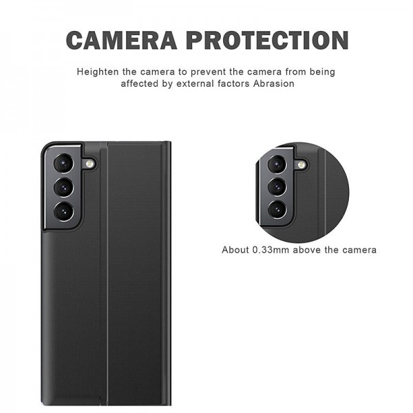 Phone Case For Samsung Galaxy S24 S23 S22 S21 Ultra Plus A72 Full Body Case Auto Sleep / Wake Up Magnetic Flip Kickstand Solid Colored TPU PU Leather