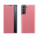 Phone Case For Samsung Galaxy S24 S23 S22 S21 Ultra Plus A72 Full Body Case Auto Sleep / Wake Up Magnetic Flip Kickstand Solid Colored TPU PU Leather