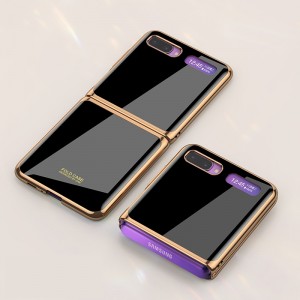 Phone Case For Samsung Galaxy Z Flip 5 Z Flip 4 Z Flip 3 Z Flip 2 Z Flip Back Cover Plating Camera Lens Protector Shockproof Transparent Solid Colored Marble Tempered Glass Phone Case For Samsung Galaxy Z Flip 5 Z Flip 4 Z Flip 3 Z Flip 2 Z Flip Back Cover Plating Camera Lens Protector Shockproof Transparent Solid Colored Marble Tempered Glass