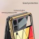 Phone Case For Samsung Galaxy Z Flip 5 Z Flip 4 Z Flip 3 Z Flip 2 Z Flip Back Cover Plating Camera Lens Protector Shockproof Transparent Solid Colored Marble Tempered Glass Phone Case For Samsung Galaxy Z Flip 5 Z Flip 4 Z Flip 3 Z Flip 2 Z Flip Back Cover Plating Camera Lens Protector Shockproof Transparent Solid Colored Marble Tempered Glass