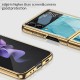 Phone Case For Samsung Galaxy Z Flip 5 Z Flip 4 Z Flip 3 Z Flip 2 Z Flip Back Cover Plating Camera Lens Protector Shockproof Transparent Solid Colored Marble Tempered Glass Phone Case For Samsung Galaxy Z Flip 5 Z Flip 4 Z Flip 3 Z Flip 2 Z Flip Back Cover Plating Camera Lens Protector Shockproof Transparent Solid Colored Marble Tempered Glass