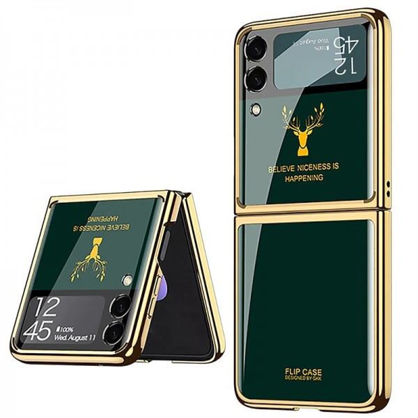 Phone Case For Samsung Galaxy Z Flip 5 Z Flip 4 Z Flip 3 Z Flip 2 Z Flip Back Cover Plating Camera Lens Protector Shockproof Transparent Solid Colored Marble Tempered Glass Phone Case For Samsung Galaxy Z Flip 5 Z Flip 4 Z Flip 3 Z Flip 2 Z Flip Back Cover Plating Camera Lens Protector Shockproof Transparent Solid Colored Marble Tempered Glass