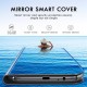 Phone Case For Samsung Galaxy S24 S23 S22 S21 S20 Plus Ultra A14 A54 Note 20 Ultra 10 Plus A32 A52 Full Body Case Flip with Stand Holder Mirror Auto Sleep / Wake Up Solid Colored TPU