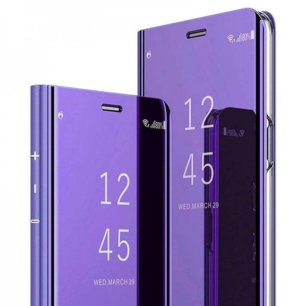 Phone Case For Samsung Galaxy S24 S23 S22 S21 S20 Plus Ultra A14 A54 Note 20 Ultra 10 Plus A32 A52 Full Body Case Flip with Stand Holder Mirror Auto Sleep / Wake Up Solid Colored TPU