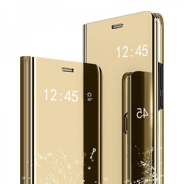 Phone Case For Samsung Galaxy S24 S23 S22 S21 S20 Plus Ultra A14 A54 Note 20 Ultra 10 Plus A32 A52 Full Body Case Flip with Stand Holder Mirror Auto Sleep / Wake Up Solid Colored TPU