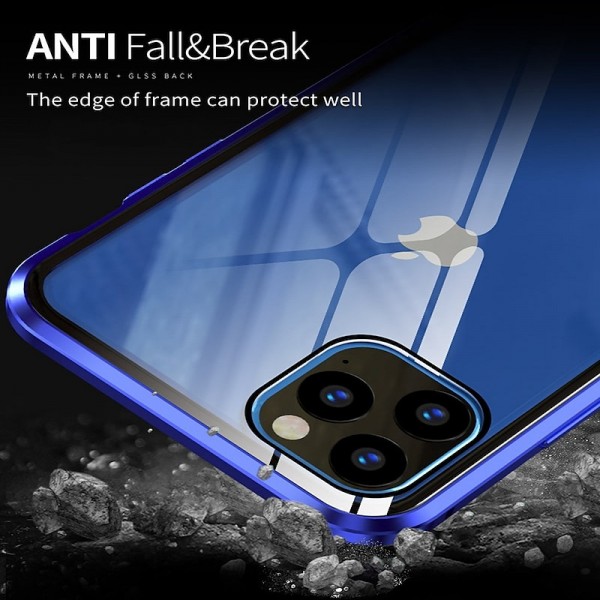 Phone Case For Apple iPhone 15 Pro Max Plus iPhone 14 Pro Max Plus 13 12 11 Mini X XR XS 8 7 Magnetic Adsorption Full Body Protective Double Sided Anti-Scratch Transparent Tempered Glass Metal Phone Case For Apple iPhone 15 Pro Max Plus iPhone 14 Pro Max Plus 13 12 11 Mini X XR XS 8 7 Magnetic Adsorption Full Body Protective Double Sided Anti-Scratch Transparent Tempered Glass Metal