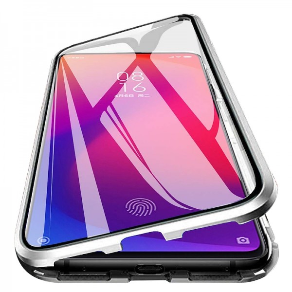 Phone Case For Apple iPhone 15 Pro Max Plus iPhone 14 Pro Max Plus 13 12 11 Mini X XR XS 8 7 Magnetic Adsorption Full Body Protective Double Sided Anti-Scratch Transparent Tempered Glass Metal Phone Case For Apple iPhone 15 Pro Max Plus iPhone 14 Pro Max Plus 13 12 11 Mini X XR XS 8 7 Magnetic Adsorption Full Body Protective Double Sided Anti-Scratch Transparent Tempered Glass Metal