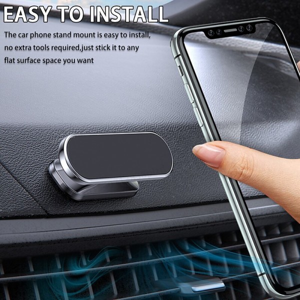 Magnetic Car Phone Holder Mount Easily Install 360° Rotation Magnetic Type Dashboard Mini Strip Shape Stand Compatible with All Smartphones Magnetic Car Phone Holder Mount Easily Install 360° Rotation Magnetic Type Dashboard Mini Strip Shape Stand Compatible with All Smartphones