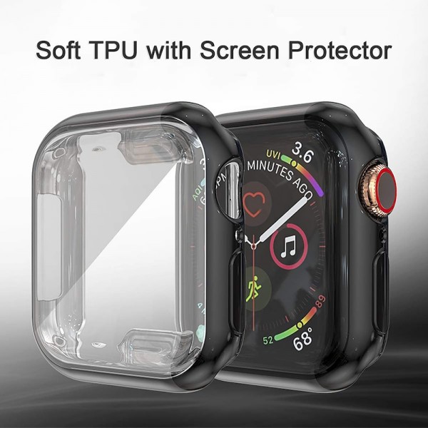 6 Pack Watch Case with Screen Protector Compatible with Apple Watch Series 8 7 41mm 45mm/ Series 6 5 4 SE 40mm 44mm/ Series 3 2 1 38mm 42mm Scratch Resistant Bumper Full Cover Silicone(Case Only) 6 Pack Watch Case with Screen Protector Compatible with Apple Watch Series 8 7 41mm 45mm/ Series 6 5 4 SE 40mm 44mm/ Series 3 2 1 38mm 42mm Scratch Resistant Bumper Full Cover Silicone(Case Only)