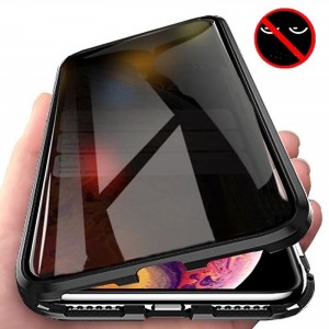 Phone Case For iPhone 15 Pro Max Plus iPhone 14 13 12 11 Pro Max Plus Mini Magnetic Adsorption Full Body Protective Double Sided Anti peep Tempered Glass Phone Case For iPhone 15 Pro Max Plus iPhone 14 13 12 11 Pro Max Plus Mini Magnetic Adsorption Full Body Protective Double Sided Anti peep Tempered Glass