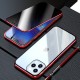 Phone Case For iPhone 15 Pro Max Plus iPhone 14 13 12 11 Pro Max Plus Mini Magnetic Adsorption Full Body Protective Double Sided Anti peep Tempered Glass