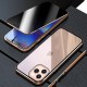 Phone Case For iPhone 15 Pro Max Plus iPhone 14 13 12 11 Pro Max Plus Mini Magnetic Adsorption Full Body Protective Double Sided Anti peep Tempered Glass