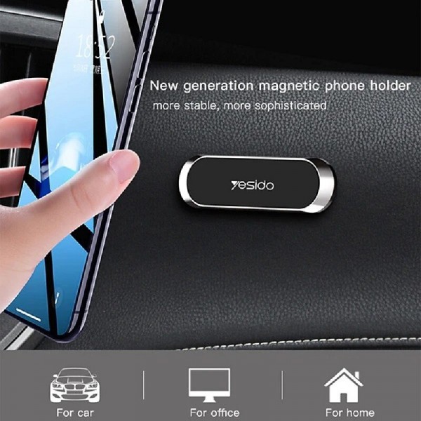 Mini Strip Shape Magnetic Car Phone Holder Aluminium Alloy Mobile Phone Stand Magnet Mount For IPhone Samsung Car Accessaries Mini Strip Shape Magnetic Car Phone Holder Aluminium Alloy Mobile Phone Stand Magnet Mount For IPhone Samsung Car Accessaries