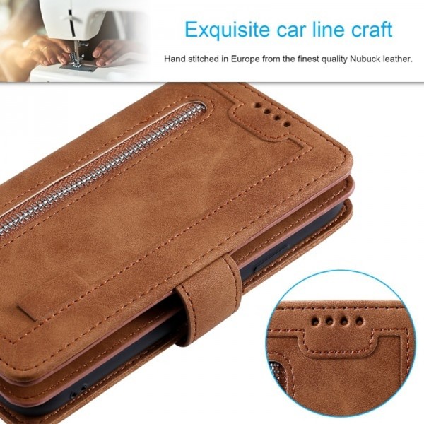 Phone Case For Samsung Galaxy S24 S23 S22 S21 S20 Plus Ultra A54 A34 A14 A73 A53 A33 A72 S10 A71 A52 A51 Full Body Case Wallet Case with Stand Holder Bling Zipper Retro Glitter Shine PU Leather