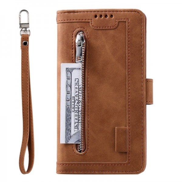 Phone Case For Samsung Galaxy S24 S23 S22 S21 S20 Plus Ultra A54 A34 A14 A73 A53 A33 A72 S10 A71 A52 A51 Full Body Case Wallet Case with Stand Holder Bling Zipper Retro Glitter Shine PU Leather