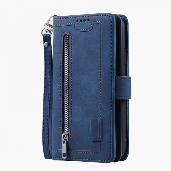 Phone Case For Samsung Galaxy S24 S23 S22 S21 S20 Plus Ultra A54 A34 A14 A73 A53 A33 A72 S10 A71 A52 A51 Full Body Case Wallet Case with Stand Holder Bling Zipper Retro Glitter Shine PU Leather
