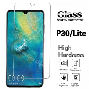 Protective Glass Anti-Scratch Screen Protector For Huawei P40 P40lite P40pro P30 P30 lite High Definition Screen Protector Tempered Glass For Huawei P30 Pro nova 8se Honor 30 x10 Play 4T