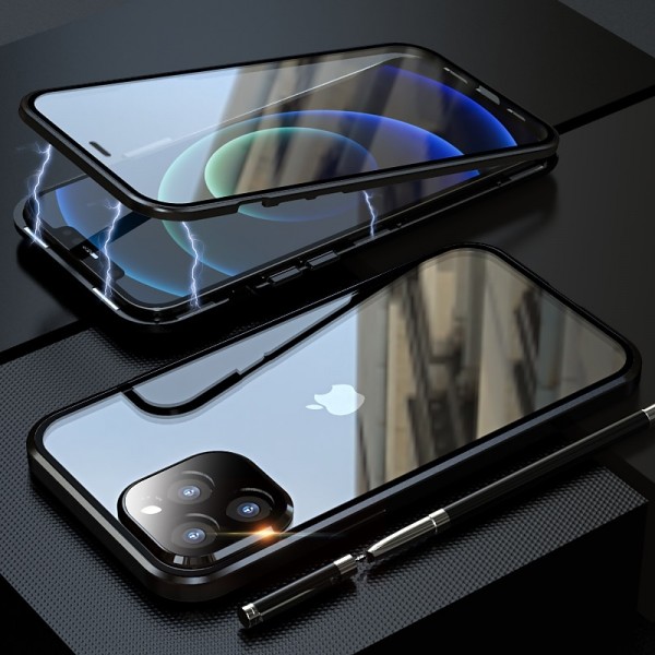 Magnetic Adsorption Case For iPhone 15 14 Pro Max Plus 13 12 mini 11 X XR XS Max 8 7 PLUS Front and Back Tempered Glass Full Screen Coverage Metal Frame Clear Cover Bumper with Camera Lens Protector Magnetic Adsorption Case For iPhone 15 14 Pro Max Plus 13 12 mini 11 X XR XS Max 8 7 PLUS Front and Back Tempered Glass Full Screen Coverage Metal Frame Clear Cover Bumper with Camera Lens Protector