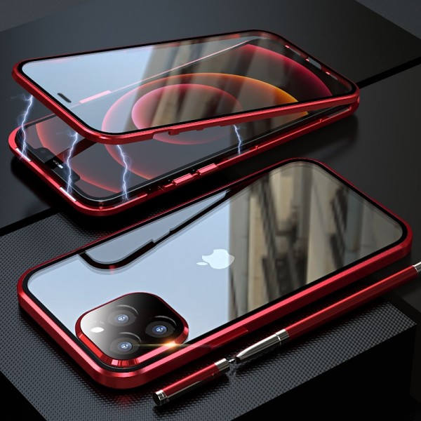 Magnetic Adsorption Case For iPhone 15 14 Pro Max Plus 13 12 mini 11 X XR XS Max 8 7 PLUS Front and Back Tempered Glass Full Screen Coverage Metal Frame Clear Cover Bumper with Camera Lens Protector Magnetic Adsorption Case For iPhone 15 14 Pro Max Plus 13 12 mini 11 X XR XS Max 8 7 PLUS Front and Back Tempered Glass Full Screen Coverage Metal Frame Clear Cover Bumper with Camera Lens Protector