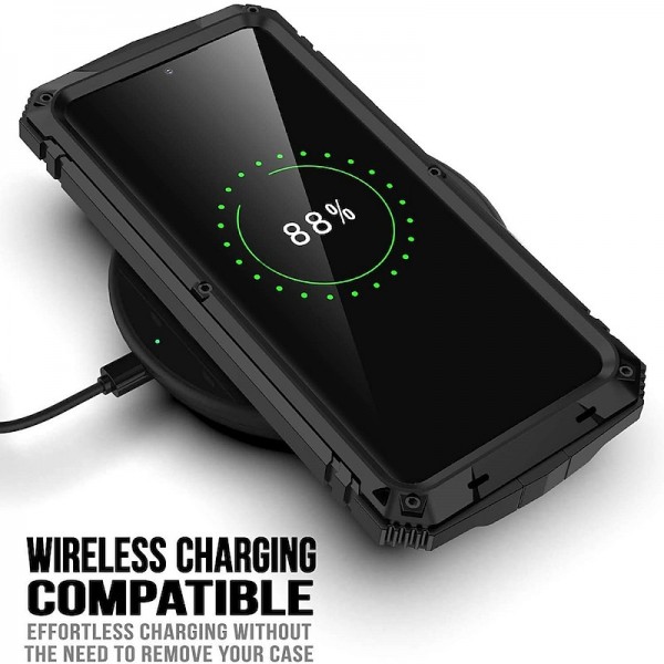 Phone Case For Samsung Galaxy S23 S22 S21 S20 Plus Ultra Note 20 Ultra A32 Full Body Case with Stand Holder Dustproof Military Grade Protection Solid Colored Armor Tempered Glass Metal Aluminium Phone Case For Samsung Galaxy S23 S22 S21 S20 Plus Ultra Note 20 Ultra A32 Full Body Case with Stand Holder Dustproof Military Grade Protection Solid Colored Armor Tempered Glass Metal Aluminium