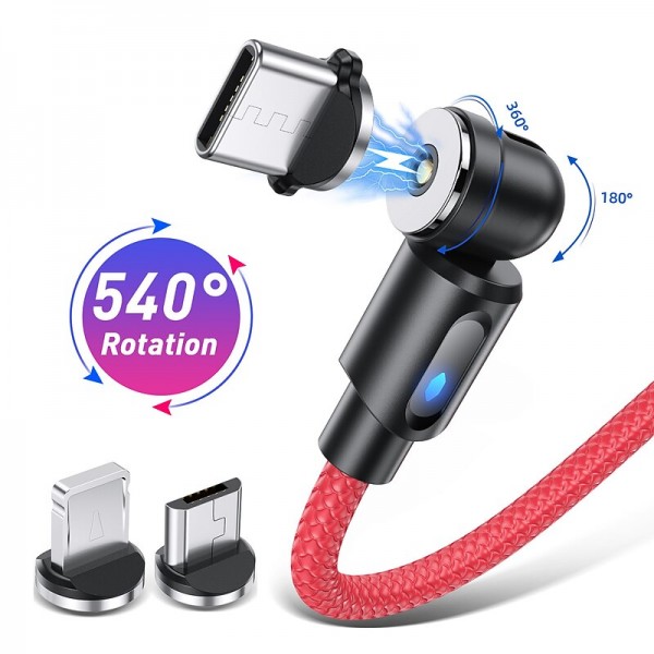 Micro USB Lightning USB C Cable 3 In 1 All-In-1 Magnetic 2.4 A 2.0m(6.5Ft) 1.0m(3Ft) 0.5m(1.5Ft) PVC(PolyVinyl Chloride) Aluminium Alloy For Samsung Xiaomi Huawei Phone Accessory Micro USB Lightning USB C Cable 3 In 1 All-In-1 Magnetic 2.4 A 2.0m(6.5Ft) 1.0m(3Ft) 0.5m(1.5Ft) PVC(PolyVinyl Chloride) Aluminium Alloy For Samsung Xiaomi Huawei Phone Accessory