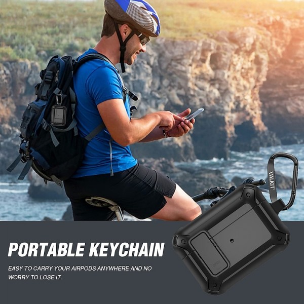 Airpods Pro Case Cover for Men with Lock, Military Armor Series Full-Body AirPod Pro Case with Keychain Cool Air Pod Pro Shockproof Protective Case for AirPod 3/2/1 pro Airpods Pro Case Cover for Men with Lock, Military Armor Series Full-Body AirPod Pro Case with Keychain Cool Air Pod Pro Shockproof Protective Case for AirPod 3/2/1 pro