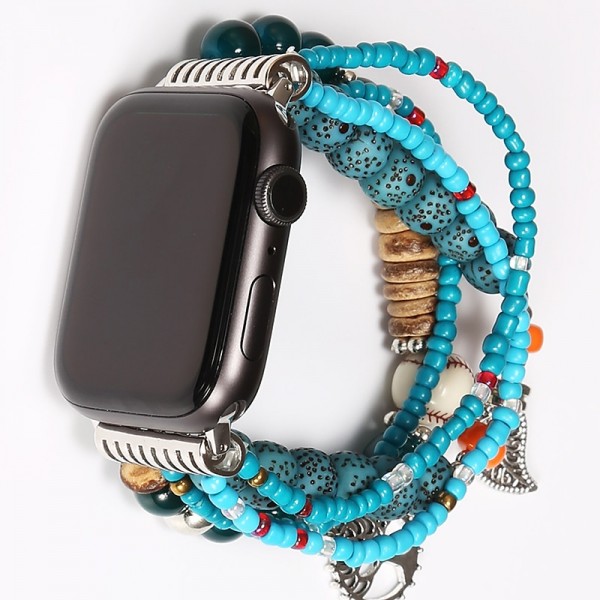 Jewelry Bracelet Compatible with Apple Watch band 38mm 40mm 41mm 42mm 44mm 45mm 49mm Women Elastic Beaded Beads Strap Replacement Wristband for iwatch Ultra 2 Series 9 8 7 SE 6 5 4 3 2 1 Jewelry Bracelet Compatible with Apple Watch band 38mm 40mm 41mm 42mm 44mm 45mm 49mm Women Elastic Beaded Beads Strap Replacement Wristband for iwatch Ultra 2 Series 9 8 7 SE 6 5 4 3 2 1