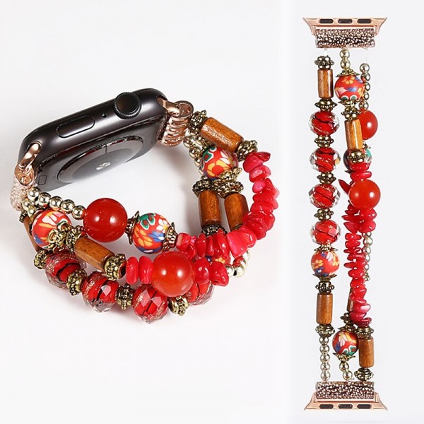 Jewelry Bracelet Compatible with Apple Watch band 38mm 40mm 41mm 42mm 44mm 45mm 49mm Women Elastic Beaded Beads Strap Replacement Wristband for iwatch Ultra 2 Series 9 8 7 SE 6 5 4 3 2 1 Jewelry Bracelet Compatible with Apple Watch band 38mm 40mm 41mm 42mm 44mm 45mm 49mm Women Elastic Beaded Beads Strap Replacement Wristband for iwatch Ultra 2 Series 9 8 7 SE 6 5 4 3 2 1