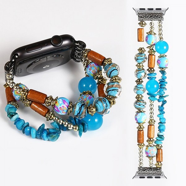 Jewelry Bracelet Compatible with Apple Watch band 38mm 40mm 41mm 42mm 44mm 45mm 49mm Women Elastic Beaded Beads Strap Replacement Wristband for iwatch Ultra 2 Series 9 8 7 SE 6 5 4 3 2 1 Jewelry Bracelet Compatible with Apple Watch band 38mm 40mm 41mm 42mm 44mm 45mm 49mm Women Elastic Beaded Beads Strap Replacement Wristband for iwatch Ultra 2 Series 9 8 7 SE 6 5 4 3 2 1