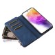 Phone Case For Samsung Galaxy S24 S23 S22 S21 S20 Plus Ultra A73 A53 A33 Wallet Case Flip Zipper with Wrist Strap Solid Colored PU Leather