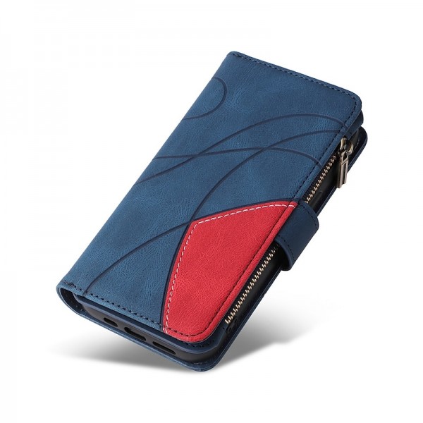 Phone Case For Samsung Galaxy S24 S23 S22 S21 S20 Plus Ultra A73 A53 A33 Wallet Case Flip Zipper with Wrist Strap Solid Colored PU Leather