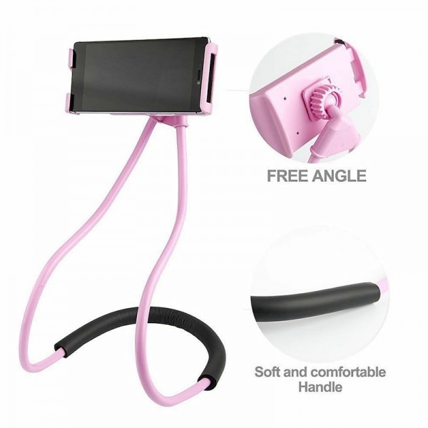 Lazy Flexible 360 Degree Phone Stand Mobile Phone Holder 60 CM Lazy Neck Hanging Bendable Holder Support For Samsung Iphone Huawei Universal Lazy Flexible 360 Degree Phone Stand Mobile Phone Holder 60 CM Lazy Neck Hanging Bendable Holder Support For Samsung Iphone Huawei Universal