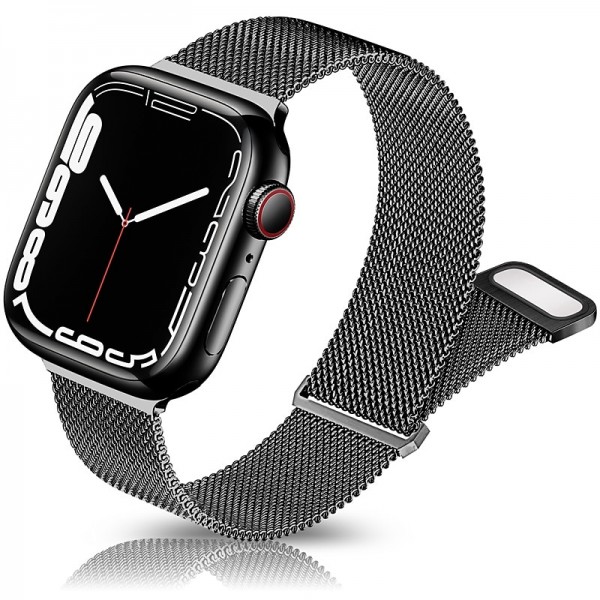 Milanese Loop Compatible with Apple Watch band 38mm 40mm 41mm 42mm 44mm 45mm 49mm Women Magnetic Clasp Adjustable Stainless Steel Strap Replacement Wristband for iwatch Series Ultra 8 7 6 5 4 3 2 1 SE Milanese Loop Compatible with Apple Watch band 38mm 40mm 41mm 42mm 44mm 45mm 49mm Women Magnetic Clasp Adjustable Stainless Steel Strap Replacement Wristband for iwatch Series Ultra 8 7 6 5 4 3 2 1 SE