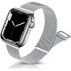 Milanese Loop Compatible with Apple Watch band 38mm 40mm 41mm 42mm 44mm 45mm 49mm Women Magnetic Clasp Adjustable Stainless Steel Strap Replacement Wristband for iwatch Series Ultra 8 7 6 5 4 3 2 1 SE Milanese Loop Compatible with Apple Watch band 38mm 40mm 41mm 42mm 44mm 45mm 49mm Women Magnetic Clasp Adjustable Stainless Steel Strap Replacement Wristband for iwatch Series Ultra 8 7 6 5 4 3 2 1 SE