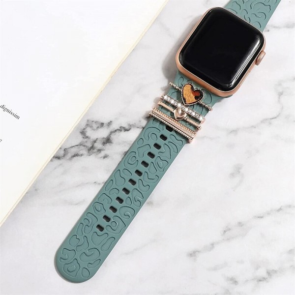 Decorative Rings Loops Compatible with Apple Watch band Bling Diamond Luxury Charms Rhinestone Strap Replacement Wristband for 38/40/41mm 42/44/45/49mm Ultra Series 8 7 6 5 4 3 2 1 SE Decorative Rings Loops Compatible with Apple Watch band Bling Diamond Luxury Charms Rhinestone Strap Replacement Wristband for 38/40/41mm 42/44/45/49mm Ultra Series 8 7 6 5 4 3 2 1 SE
