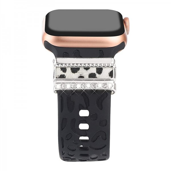 Decorative Rings Loops Compatible with Apple Watch band Bling Diamond Luxury Charms Rhinestone Strap Replacement Wristband for 38/40/41mm 42/44/45/49mm Ultra Series 8 7 6 5 4 3 2 1 SE Decorative Rings Loops Compatible with Apple Watch band Bling Diamond Luxury Charms Rhinestone Strap Replacement Wristband for 38/40/41mm 42/44/45/49mm Ultra Series 8 7 6 5 4 3 2 1 SE