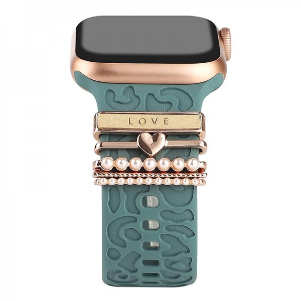 Decorative Rings Loops Compatible with Apple Watch band Bling Diamond Luxury Charms Rhinestone Strap Replacement Wristband for 38/40/41mm 42/44/45/49mm Ultra Series 8 7 6 5 4 3 2 1 SE Decorative Rings Loops Compatible with Apple Watch band Bling Diamond Luxury Charms Rhinestone Strap Replacement Wristband for 38/40/41mm 42/44/45/49mm Ultra Series 8 7 6 5 4 3 2 1 SE