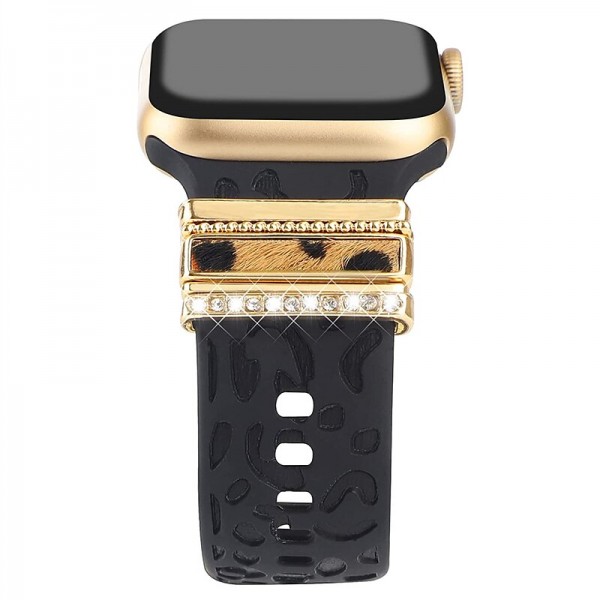 Decorative Rings Loops Compatible with Apple Watch band Bling Diamond Luxury Charms Rhinestone Strap Replacement Wristband for 38/40/41mm 42/44/45/49mm Ultra Series 8 7 6 5 4 3 2 1 SE Decorative Rings Loops Compatible with Apple Watch band Bling Diamond Luxury Charms Rhinestone Strap Replacement Wristband for 38/40/41mm 42/44/45/49mm Ultra Series 8 7 6 5 4 3 2 1 SE